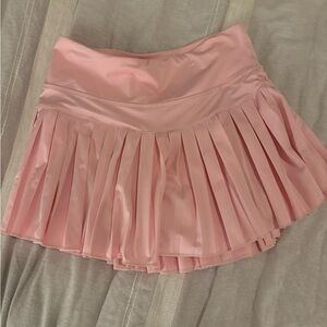 pink goldhinge skort